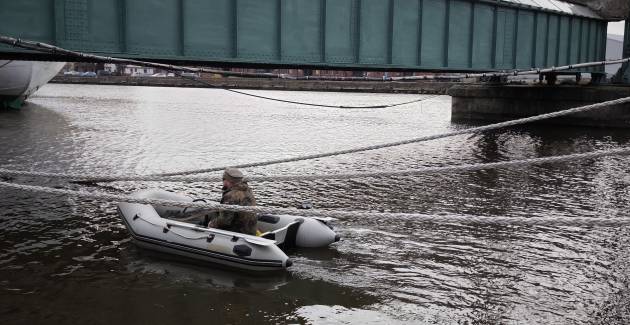В Музее Мирового океана проводятся работы по обследованию Старого железнодорожного моста через реку Преголя